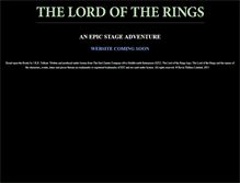 Tablet Screenshot of lotr.com